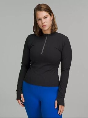 Lululemon Luxtreme Running Half-Zip in Black